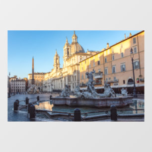 Fountain of Neptune in the Piazza Navona - Rome