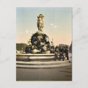 Fountain of the Three Graces, Montpelier, France v Postcard