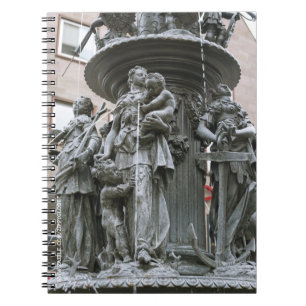 Fountain of the Virtues in Nuremberg Notebook
