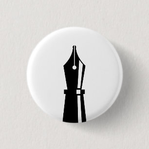 'Fountain Pen' Pictogram Button
