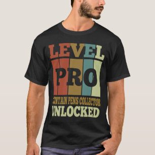 Fountain Pens Collector Pro Unlocked Vintage Style T-Shirt