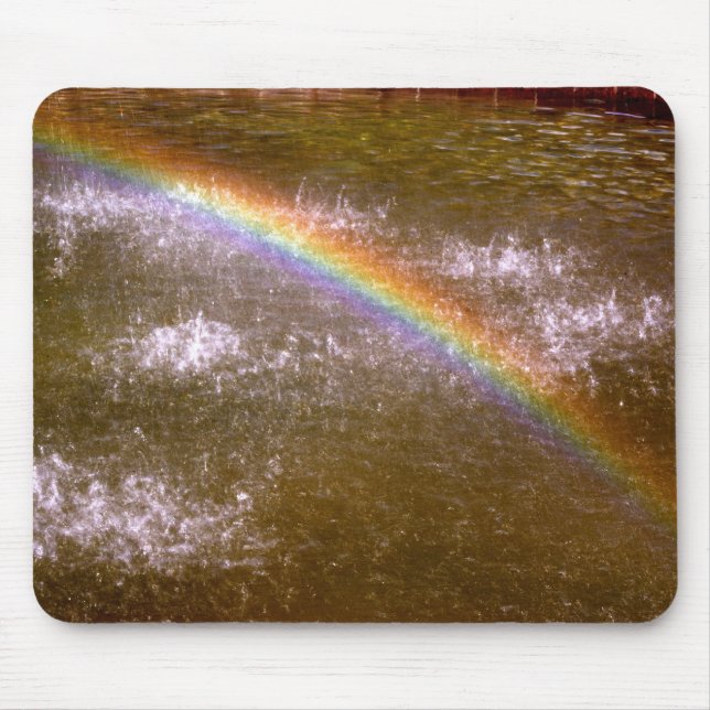 Fountain Rainbow Mousepad (Front)