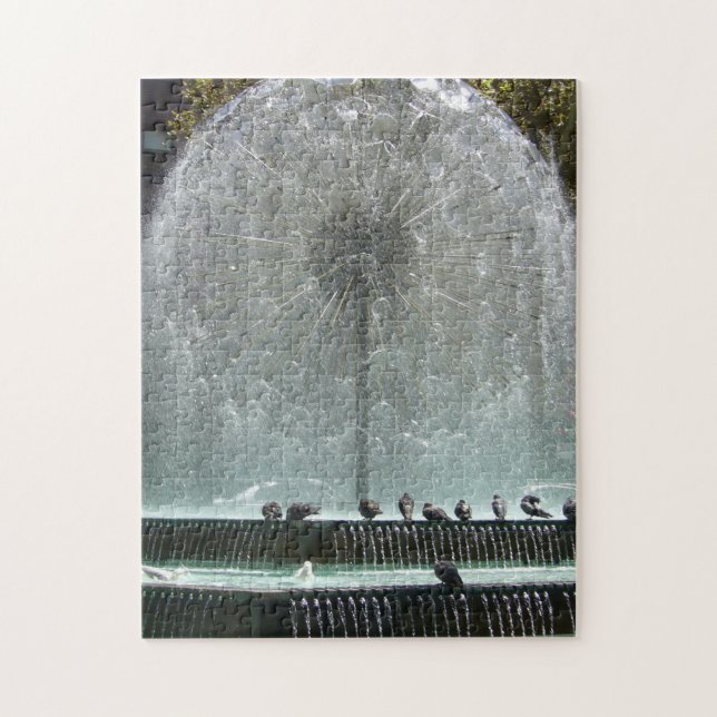 fountain round jigsaw puzzle (Vertical)