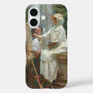 Fountain Villa Torlonia Frascati, Italy by Sargent iPhone 16 Case