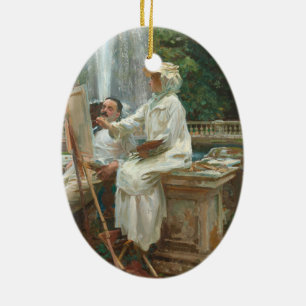 Fountain Villa Torlonia Frascati, Italy by Sargent Ceramic Ornament