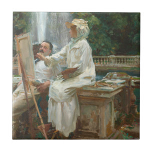 Fountain Villa Torlonia Frascati, Italy by Sargent Ceramic Tile