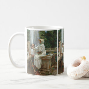 Fountain Villa Torlonia Frascati, Italy by Sargent Coffee Mug