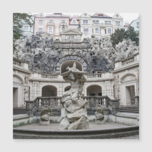 Fountain with Neptune statue in Prague