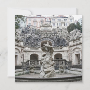 Fountain with Neptune statue in Prague