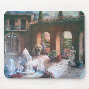 Fountained Courtyard mousepad