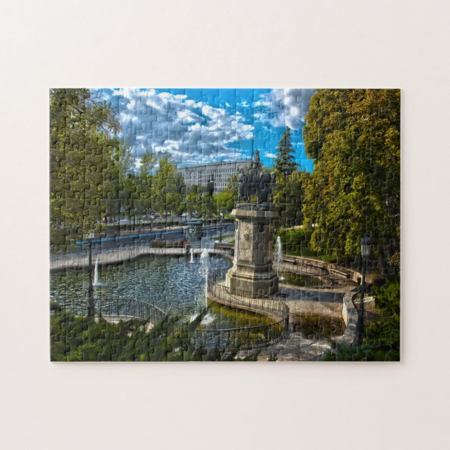 Fountains of Madrid. Jigsaw Puzzle (Horizontal)