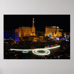Fountains on the Strip Poster