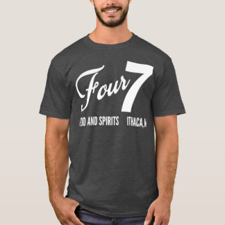 Four 7 Food and Spirits Ithaca Michigan T-Shirt