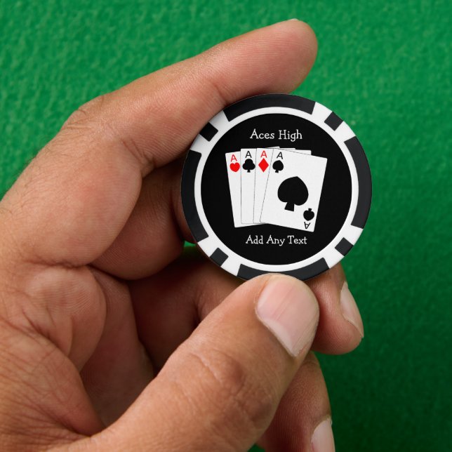 Four Aces Poker Chips (Hand)