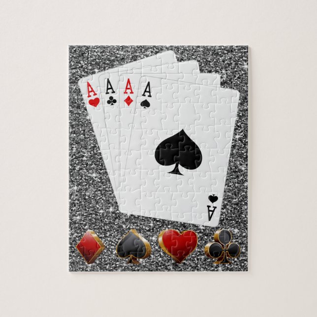 Four Aces Puzzle (Vertical)