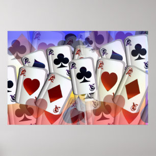 Four Aces (rain bow) BG Poster