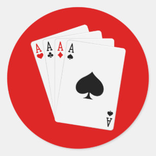 Four Aces Stickers