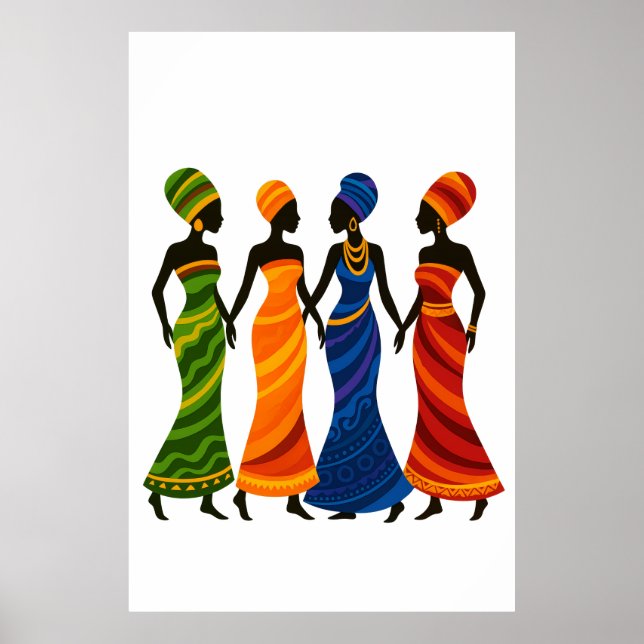 Four African Women Poster (Front)