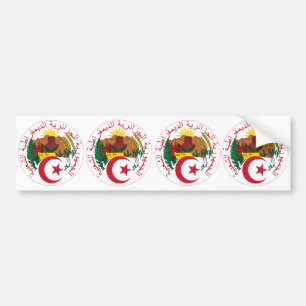FOUR Algeria National Emblem Bumper Sticker