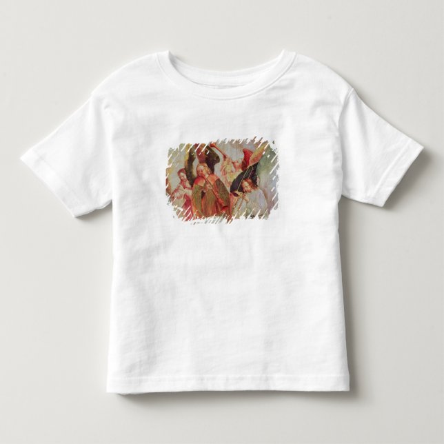 Four angels playing instruments toddler T-Shirt (Front)