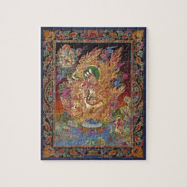 Four-Armed Ganesh Puzzle (Vertical)