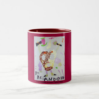 Four Armed Savage Pretzel Man Oversized Mug