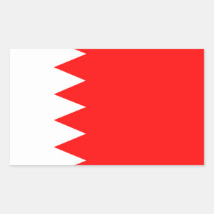 FOUR Bahrain Flag Rectangular Sticker