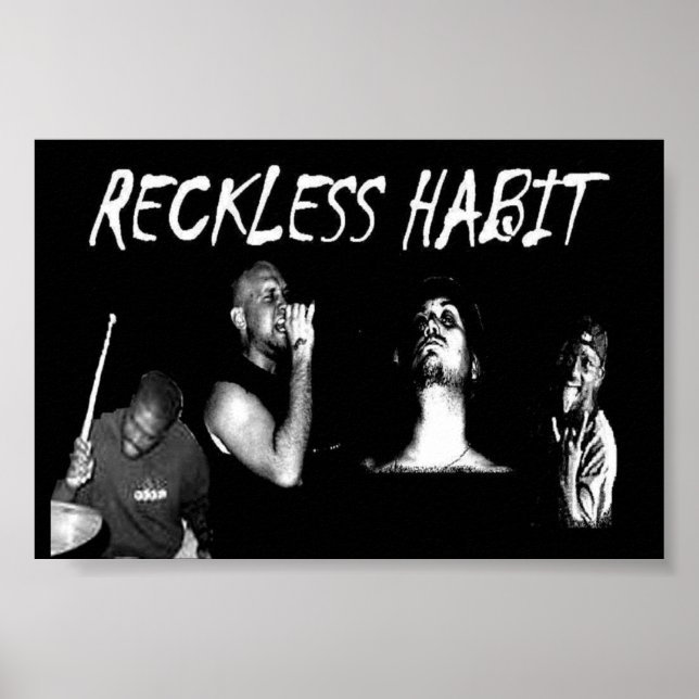 Four Big Bad Dudes Poster (Front)