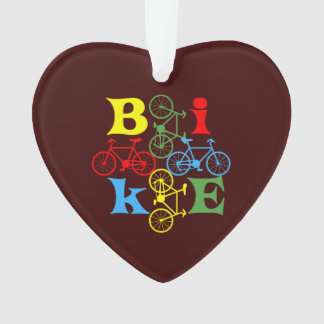 Four Bikes Ornament