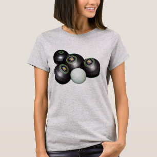 Four Black Lawn Bowls, T-Shirt