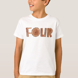 Four Boy 4th Birthday  T-Shirt