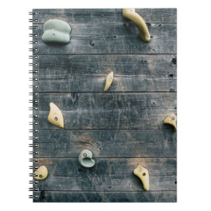 Four brown wooden wall decors notebook