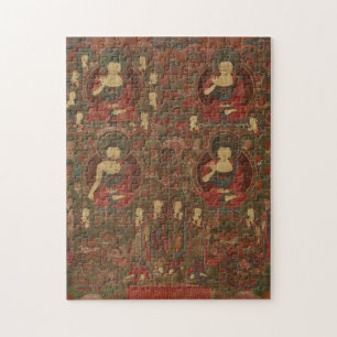 Four Buddhas in Pure Land Buddhism Jigsaw Puzzle