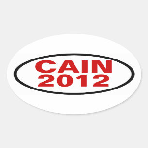 FOUR Cain 2012 Oval Sticker