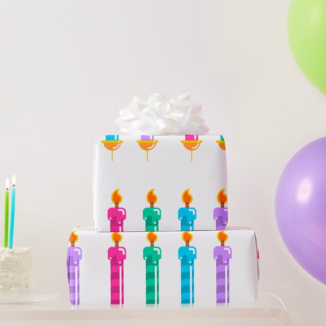 Four Candles Light Flame Wrapping Paper (Creator Uploaded)