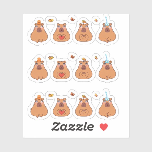 Four Capybara Sisters (Sheet)