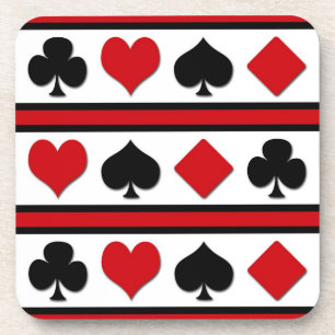 Four card suits coaster