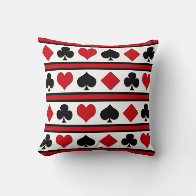 Four card suits cushion (Front)