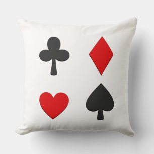 Four Card Suits Cushion