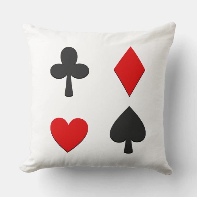 Four Card Suits Cushion (Front)