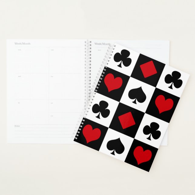 Four card suits planner (Display)