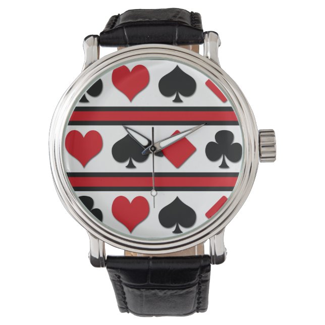 Four card suits watch (Front)