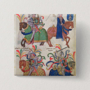 Four cavaliers, from the 15 cm square badge