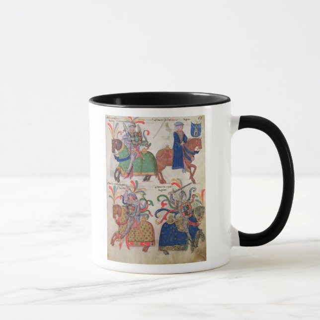 Four cavaliers, from the mug (Right)