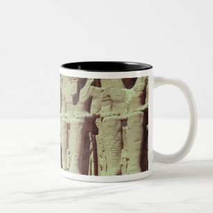 Four colossal figures of the king Two-Tone coffee mug