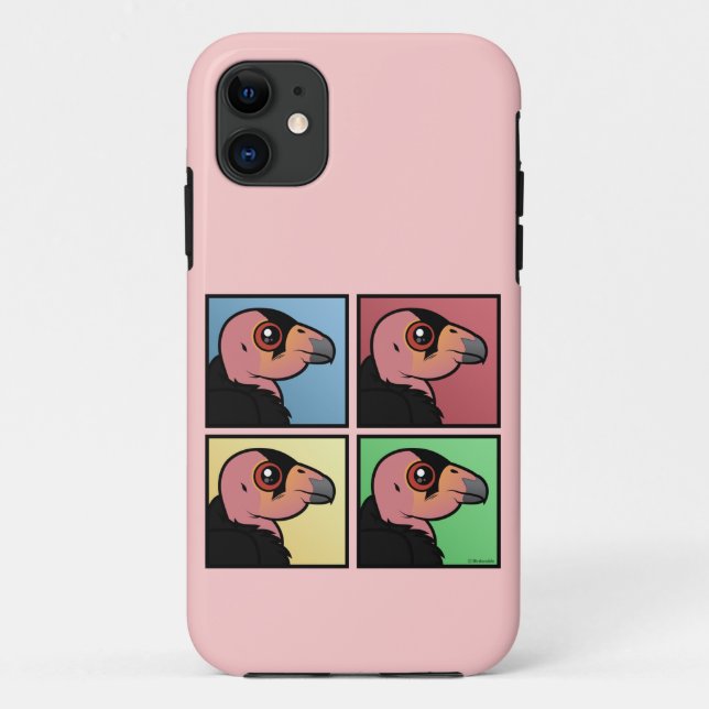 Four Colour California Condor Case-Mate iPhone Case (Back)