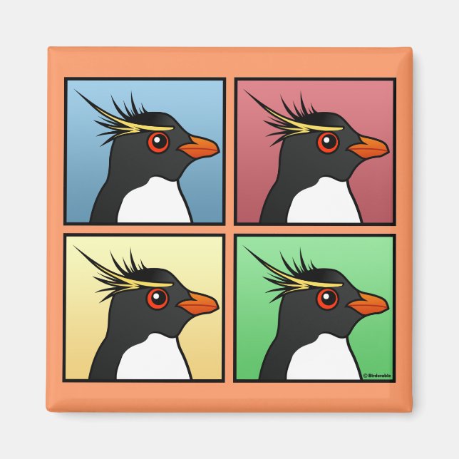 Four Colour Rockhopper Magnet (Front)