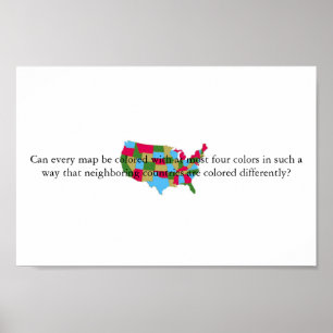 Four Colour Theorem Poster