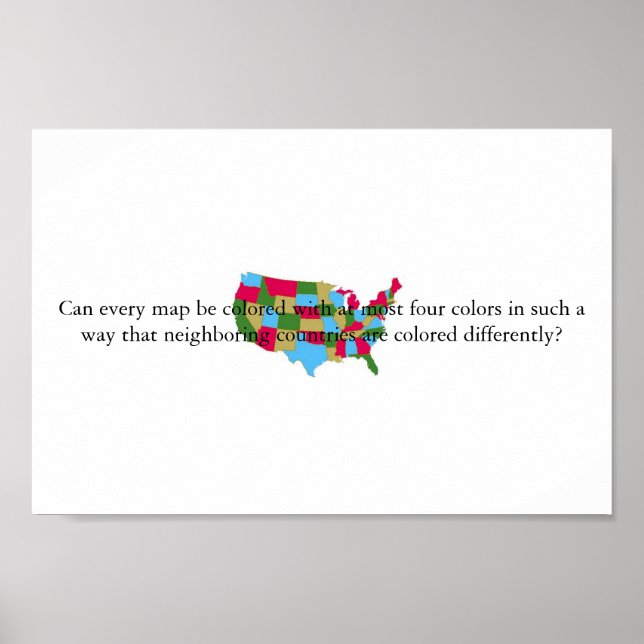 Four Colour Theorem Poster (Front)