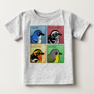 Four Colour Warblers Baby T-Shirt